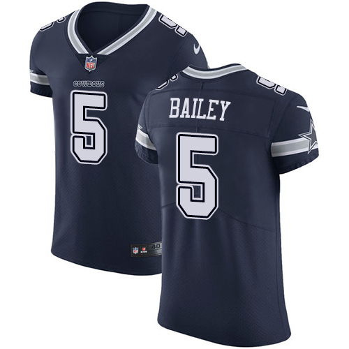 Nike Cowboys #5 Dan Bailey Navy Blue Team Color Men's Stitched NFL Vapor Untouchable Elite Jersey